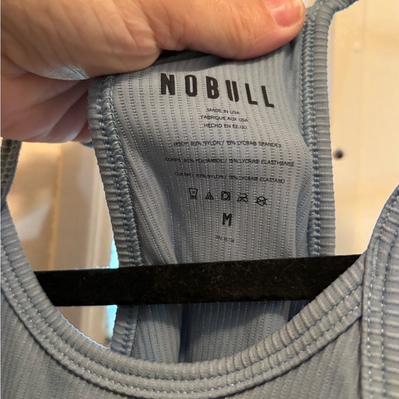 NOBULL Sky Blue Ribbed Tank - Picture 3 of 4